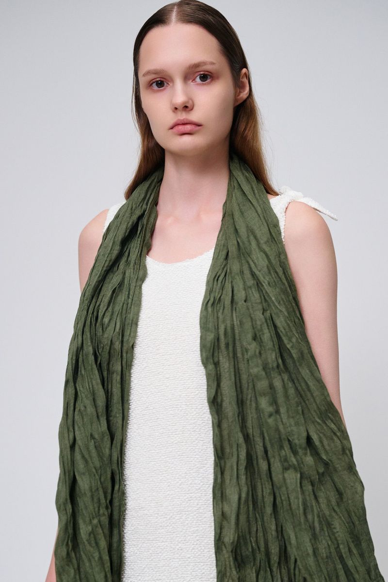 LIAN scarf_khaki