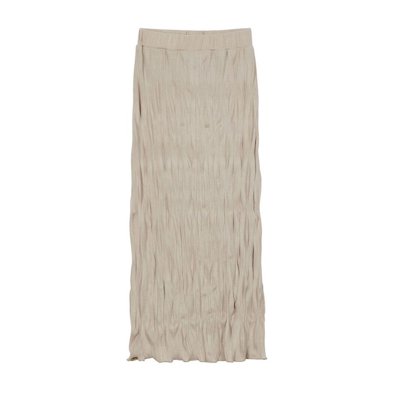 WAVY SKIRT (BEIGE)