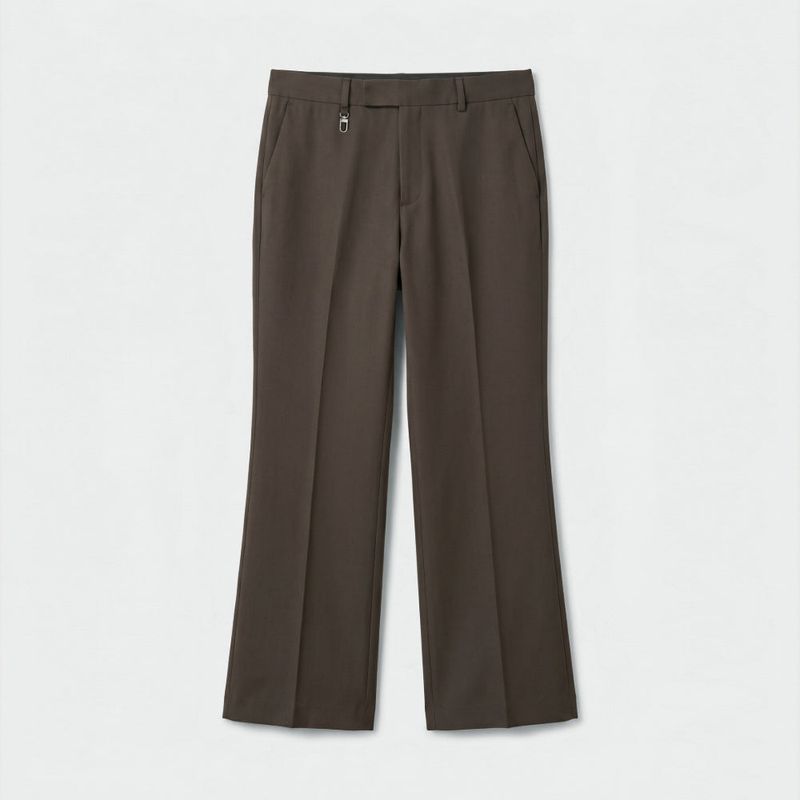 2way hidden extend bootcut slacks brown