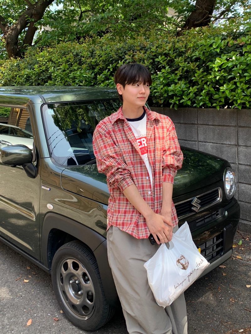 Multi Linen Oversized Check Shirt