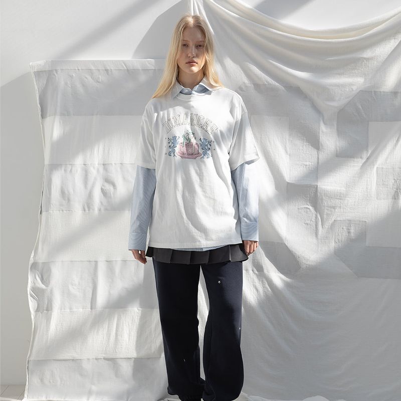 PREPPY CAKE OVERSIZE T-SHIRT