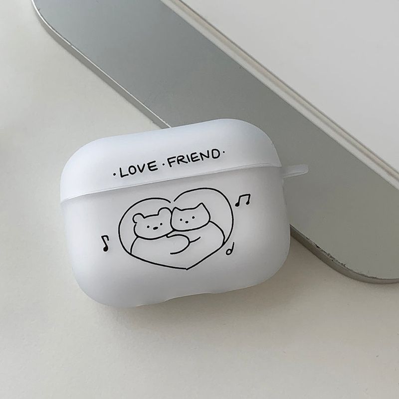 Love Friends AirPods Case_matt