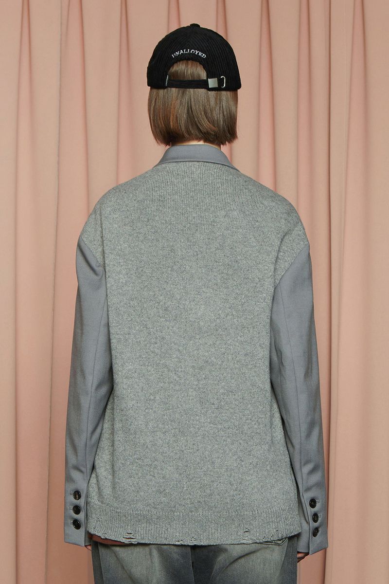 DOCKING KNIT JACKET / GREY