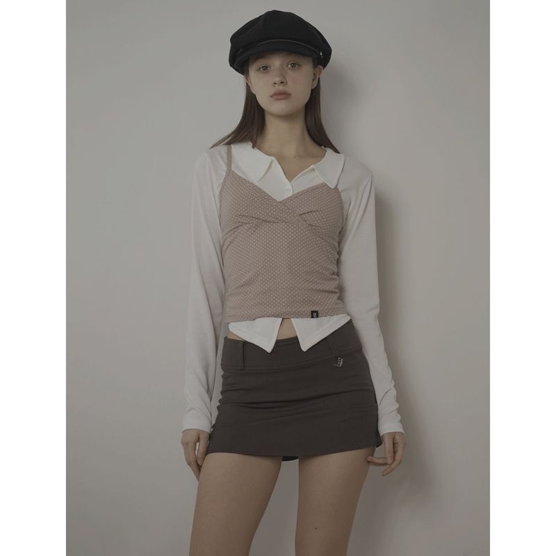 PALIN SEE-THROUGH SHIRT-IVORY