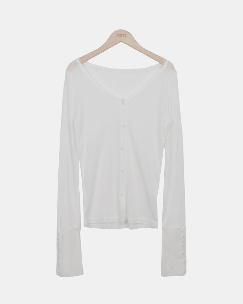 Sieron Tencel Button Cardigan