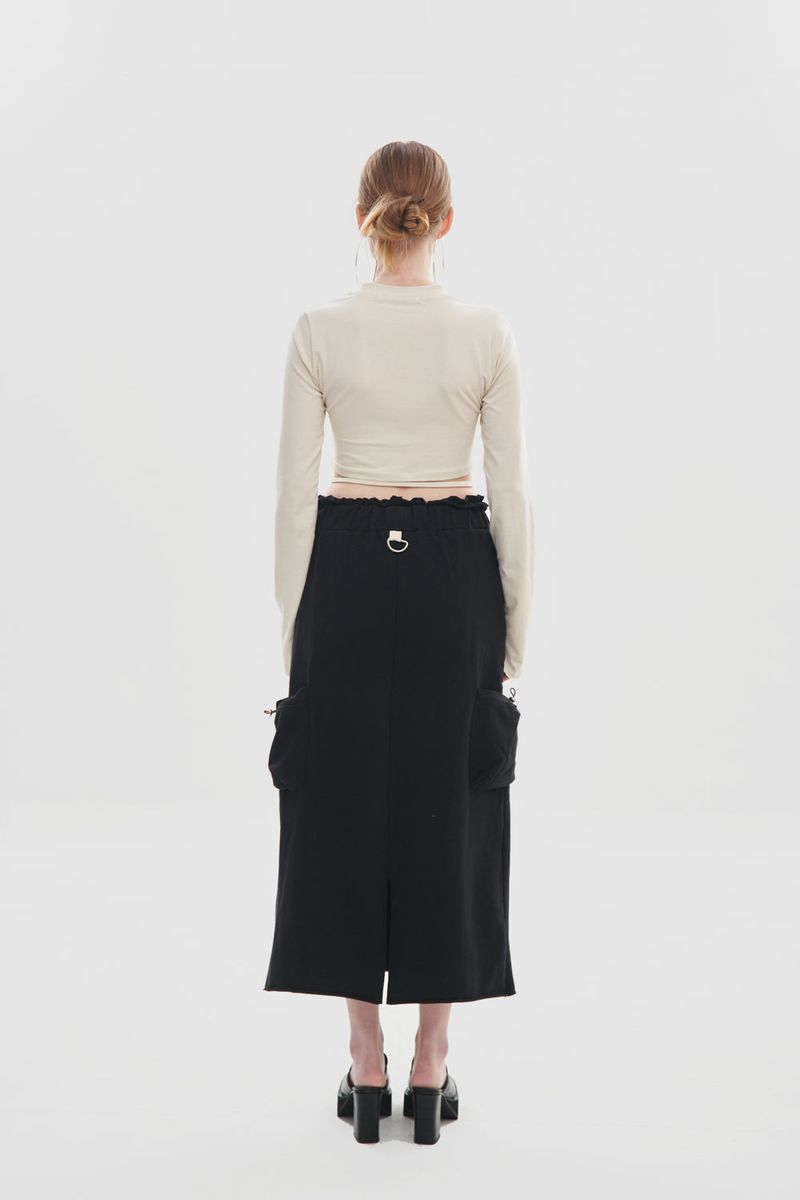 POCKET LONG SKIRT