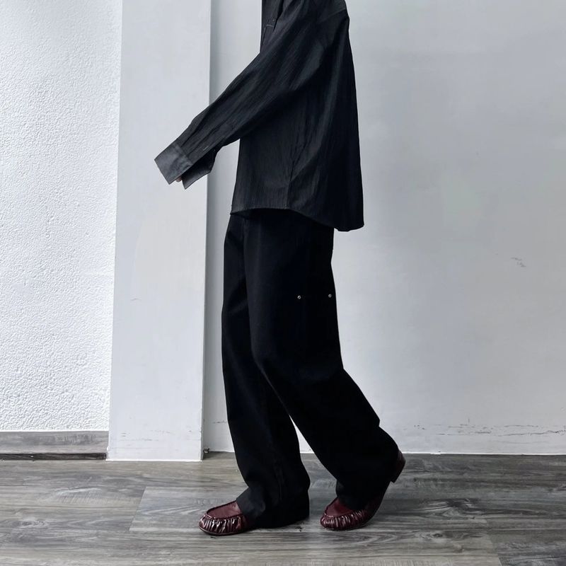 Riveted Utility Wide Trousers