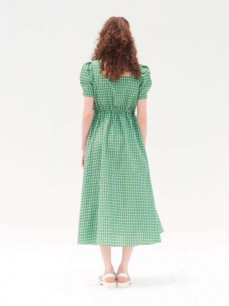 JOLIE PUFF SLEEVES ONEPIECE_GREEN