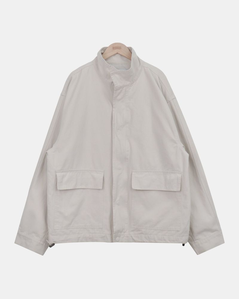Ally High Neck Washed Field Jacket