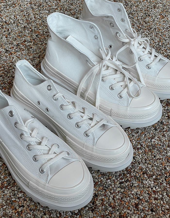 ASCLO Sharksole White Canvas (Low)