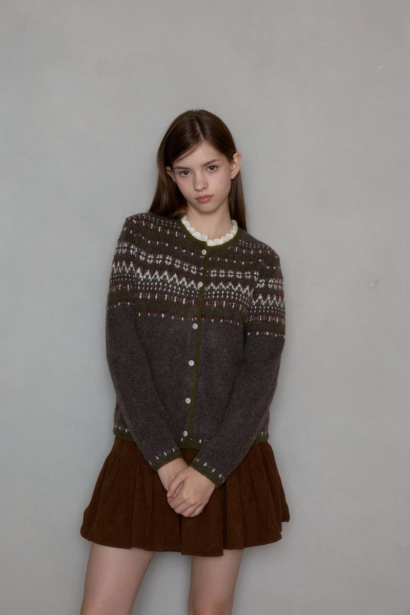NEAT CORDU GATHER SKIRT