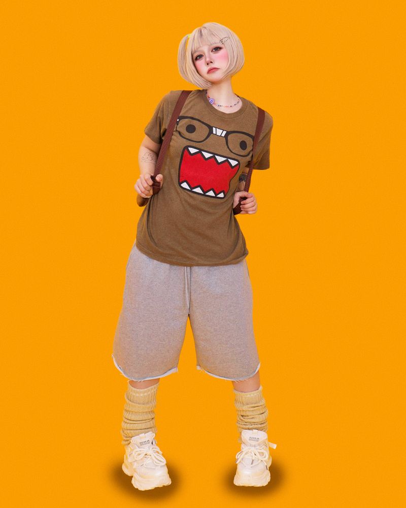 punch half sweat pants (2color)