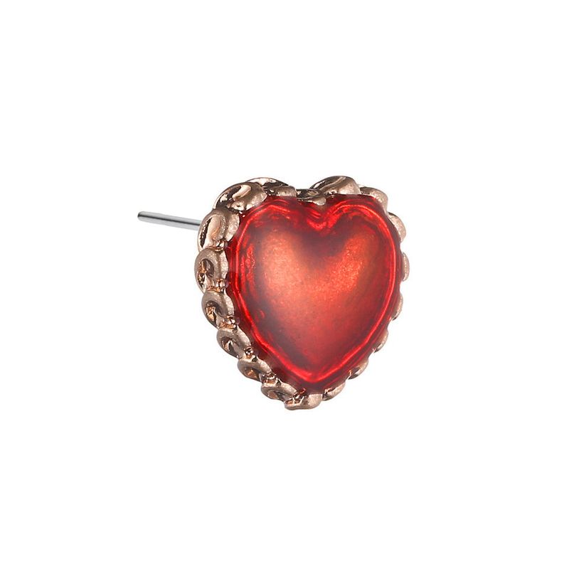 valentine heart earrings