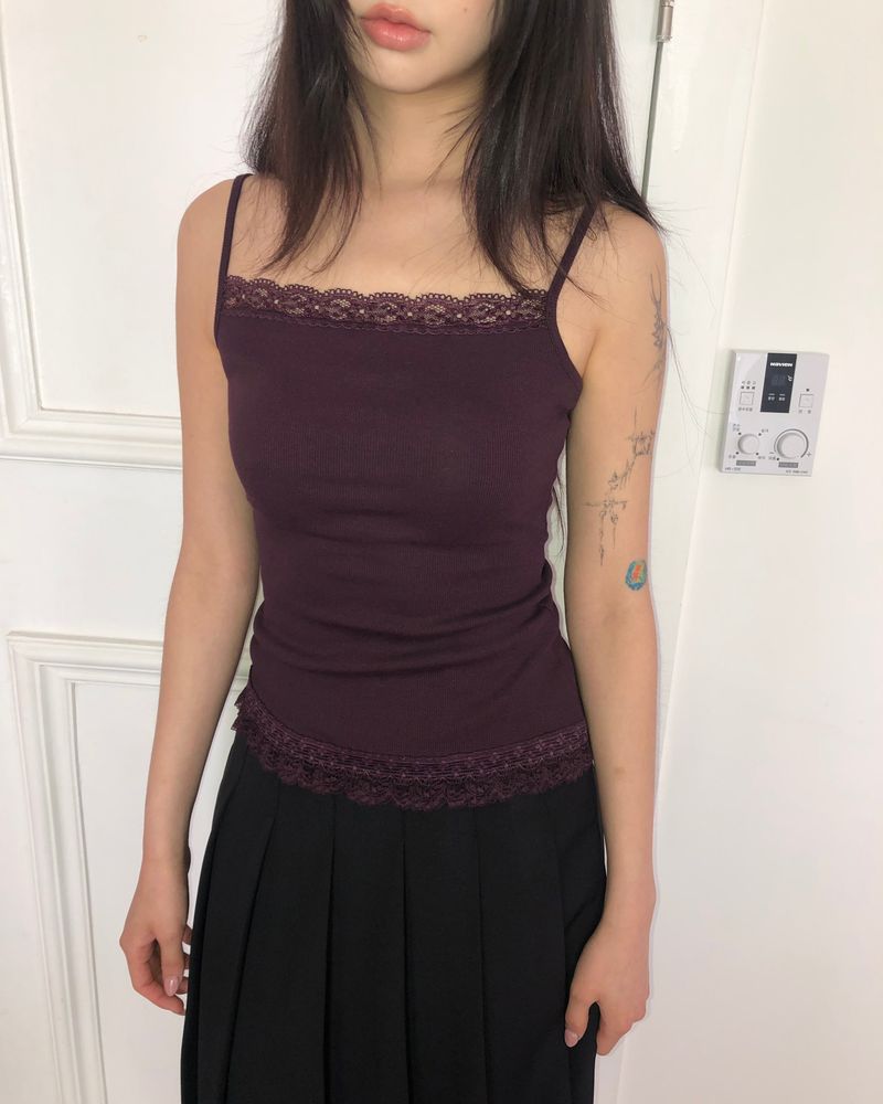 Etu Lace Sleeveless Top