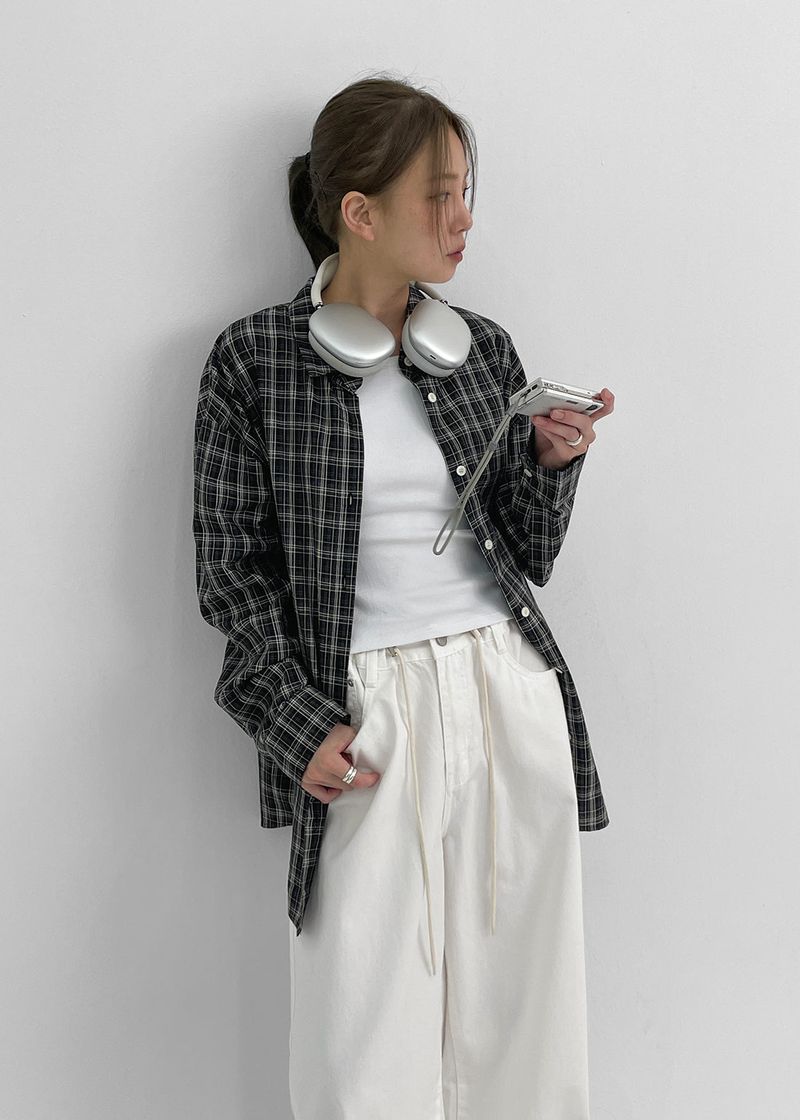 BLACKUP（ブラックアップ）の「[MADE] Cottage Loose Fit Check Shirt（Tops）」