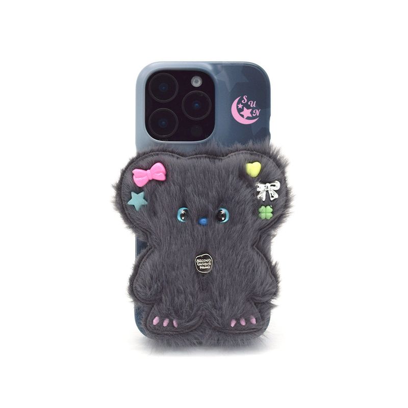 SUN CASE BEADS BEAR DEEP GRAY