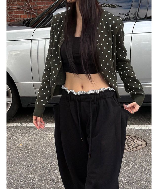 MUZESEOUL(ミューズソウル)の「Dot knit cardigan(3color)(Tops)」