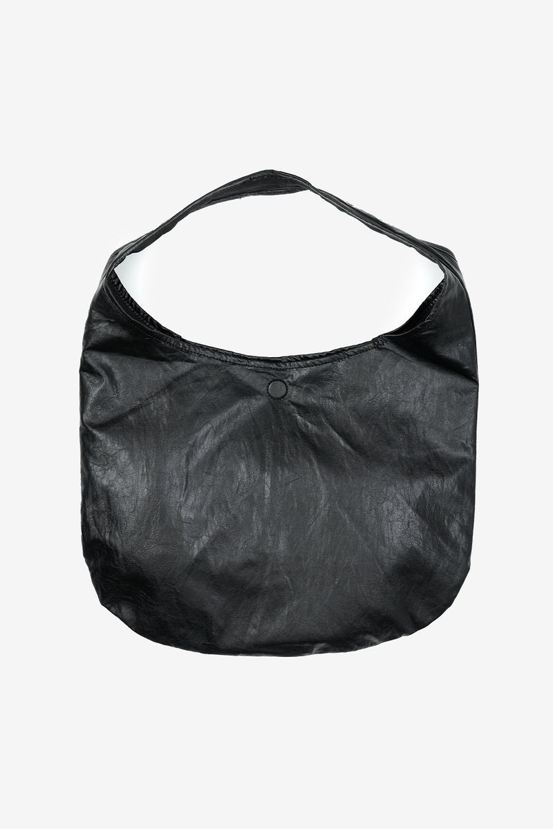 Maelle glossy leather shoulder bag