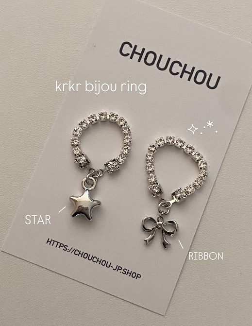 chouchou（シュシュ）の「krkr ビジューリング（アクセサリー）」
