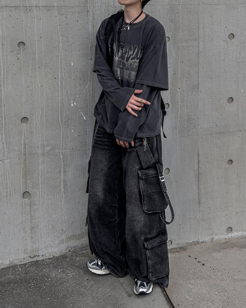 County Layered Long Sleeve T-shirt