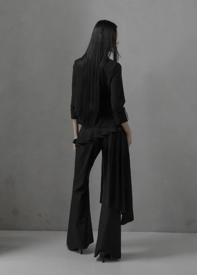 26SS★ [mnem] Muted Roll-Up Shirt