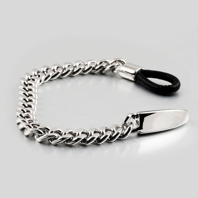 SVB-1009 Simple daily leather point chain bracelet