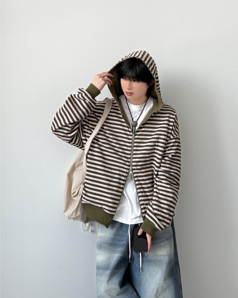 Duo Reversible Hood Zip-Up
