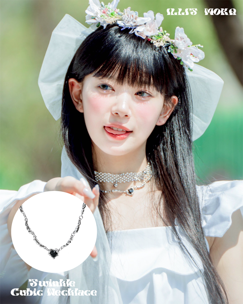 moanother（モノアザー）の「(illit Moka,Aespa Karina,Viviz Eunha Pick!)Twinkle Heart Necklace（Accessories）」