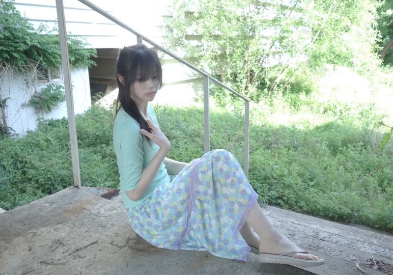 lilac skirt