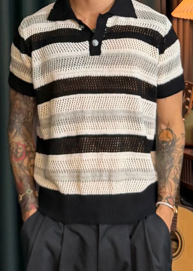 Leel Dangara Short-Sleeve Knit 2COLOR