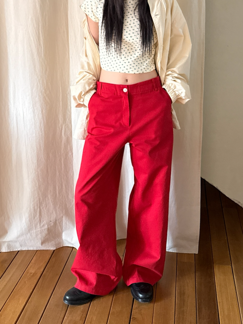 pop cotton pants