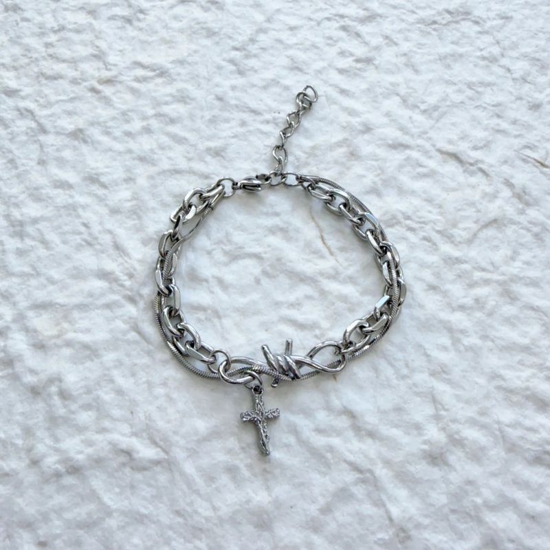 Thorn Cross Bracelet