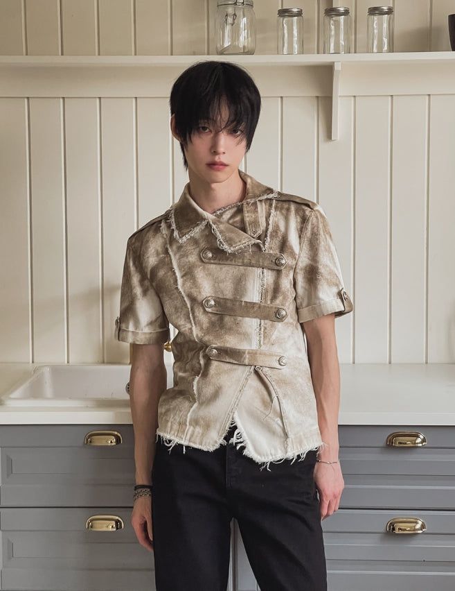 26SS★ [PLAN MADE] Blake Cutoff Napoleon Jacket