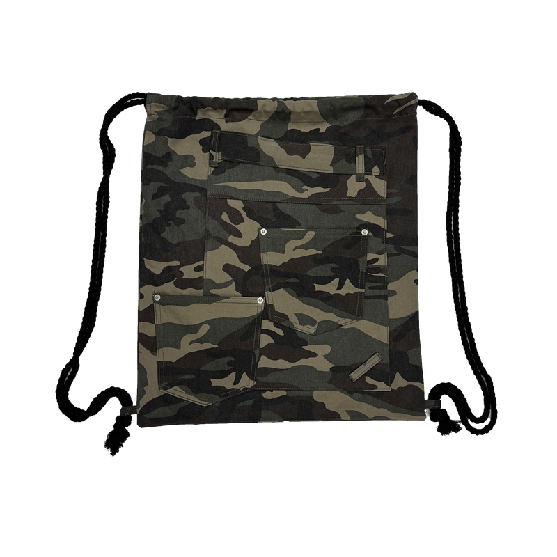 camouflage gym sack
