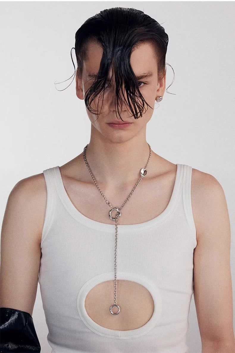 KVKファッションショー コレクションマルチウェア パネルドネックレス