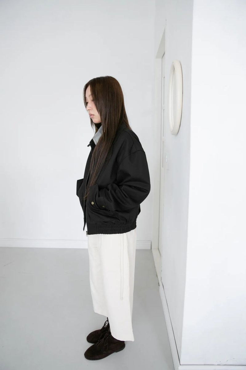 fold pocket jumper(2colors)
