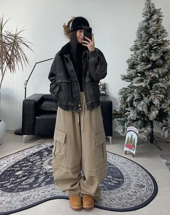 Reper Washed Balloon Cargo Pants