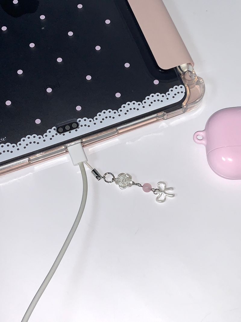 lace polka dot ipad case (for tablets 11” above)
