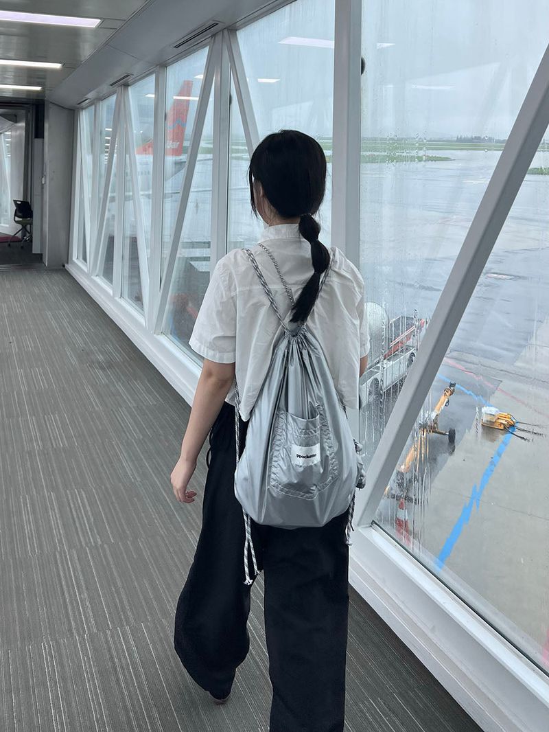 ppocketto(ポケット)の「ppocketto silver string bag(Bags)」