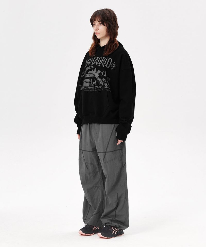 COVER STITCH PARACHUTE PANT