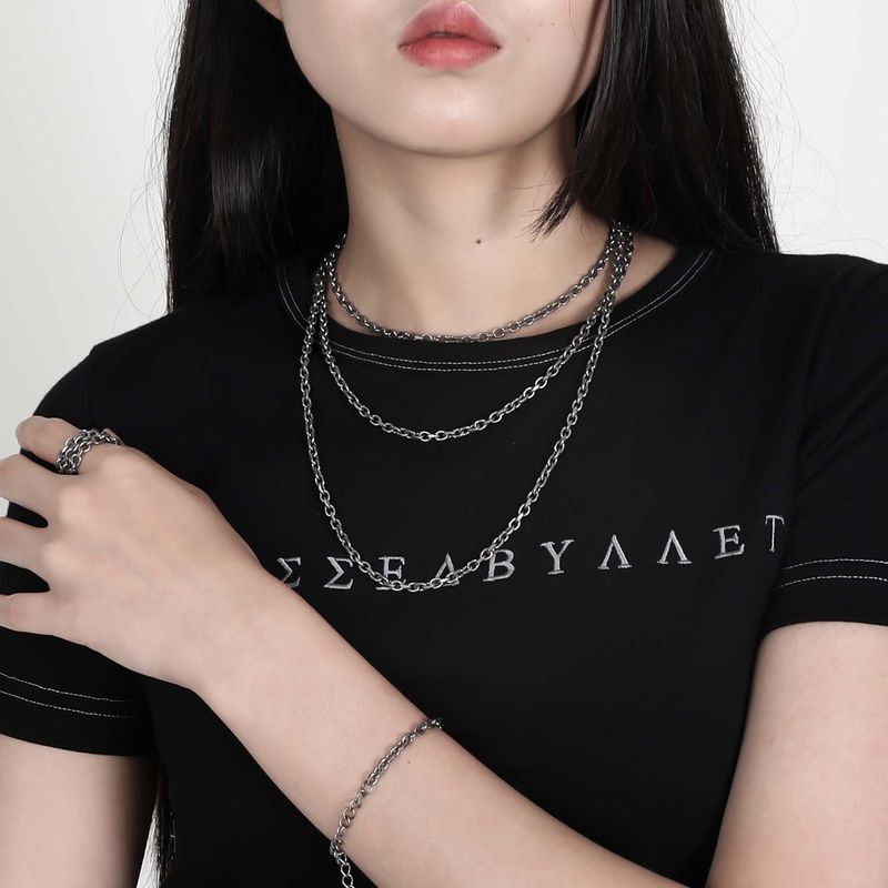 SS-original chain necklace_silver