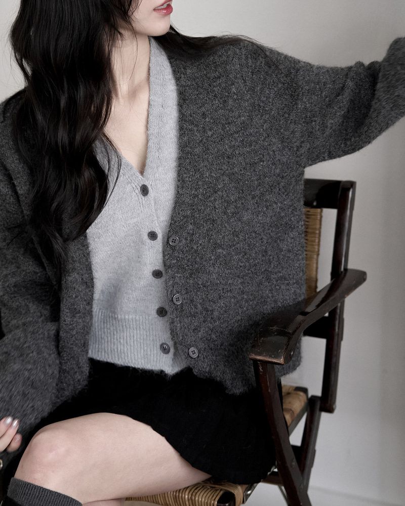 Robello wool knit cardigan