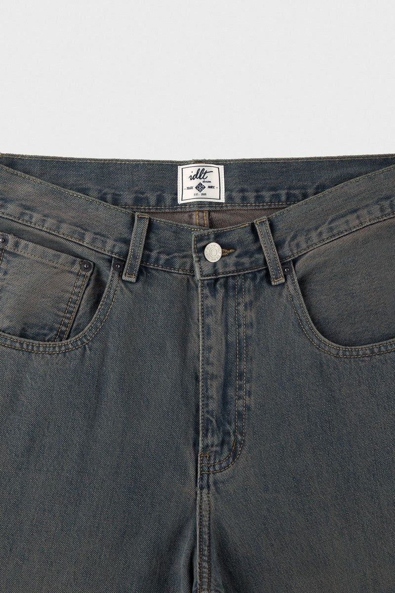 Vintage Washed Flare Jeans