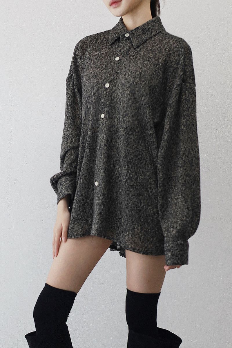 NONCODE（ノンコード）の「(Unisex) ブレットオーバーサイズニットシャツ（トップス）」