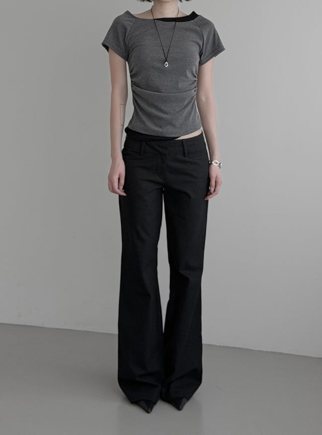 Terre Cotton Bootcut Pants