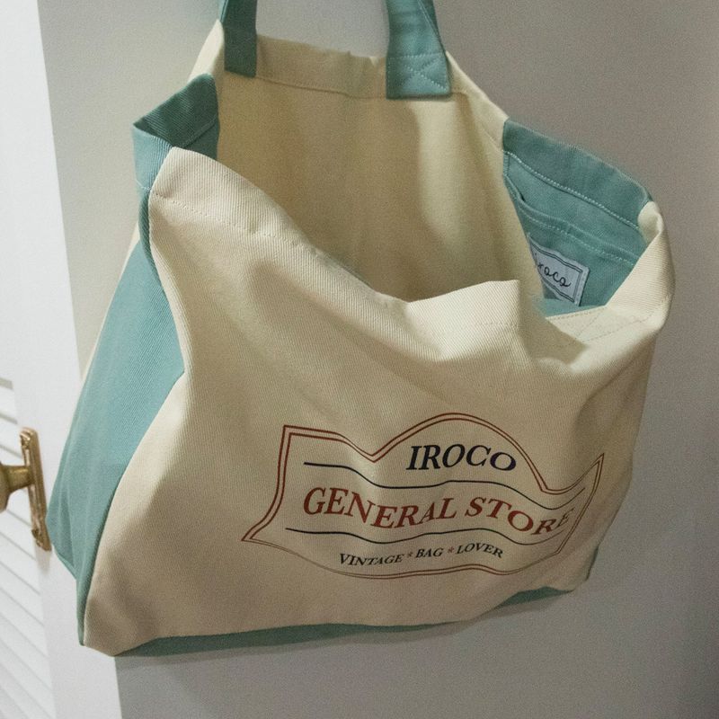 iroco general store eco bag_navy