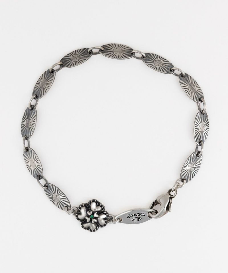 GRAYNOISE（グレーノイズ）の「クローバーヒザシブレスレット (925 silver)（アクセサリー）」