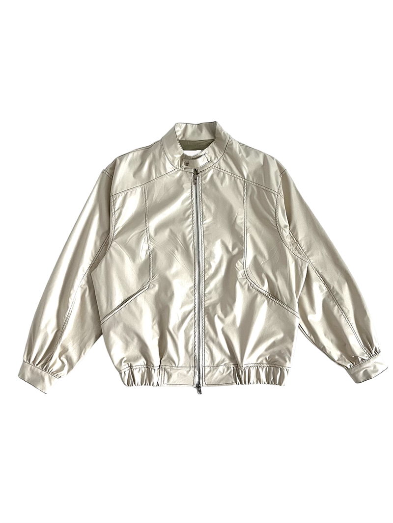 Mase Stitch Leather Coating Jacket (3color)