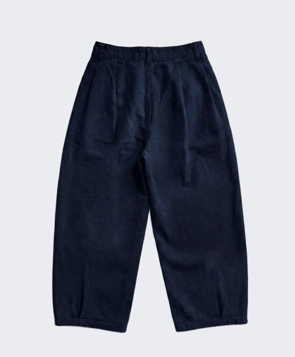 Wide Balloon Chino Pants Navy