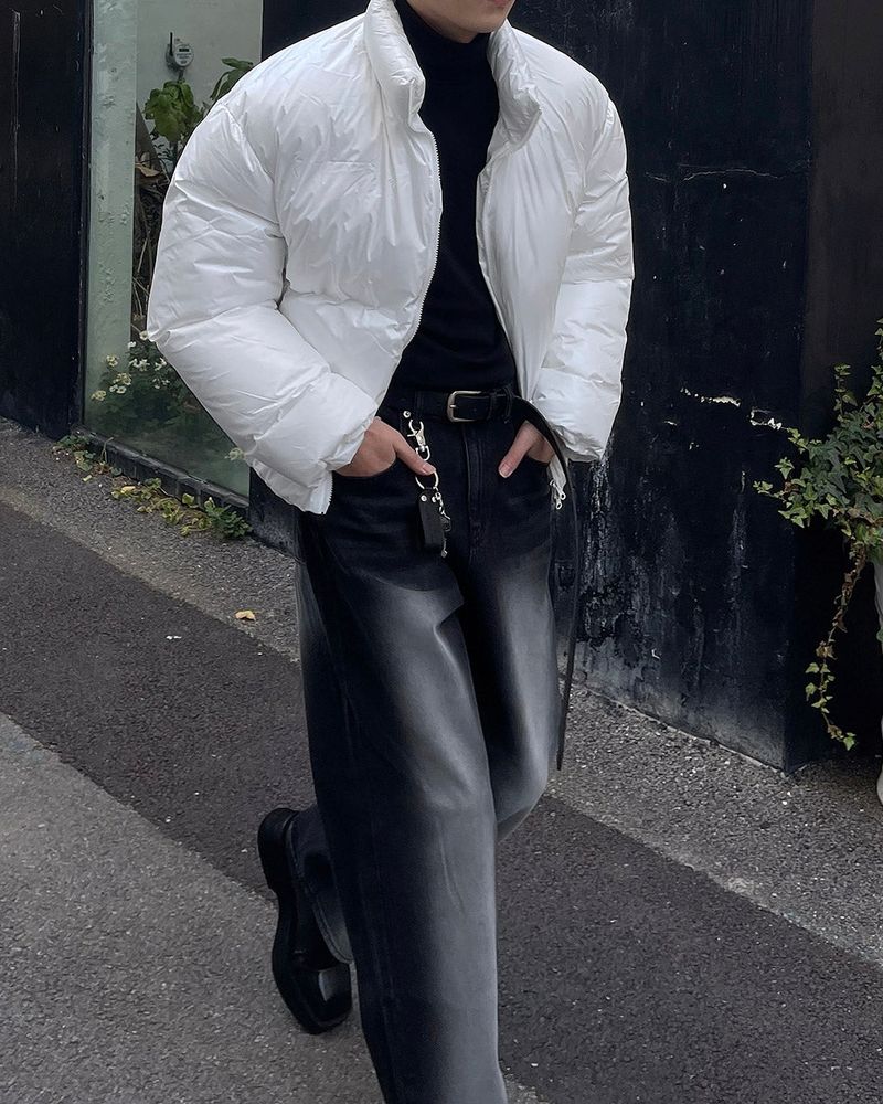 COZINESS（コジネス）の「SK Carbin Crop Padding puffer jacket (2 colors)（Jackets/Outerwear）」